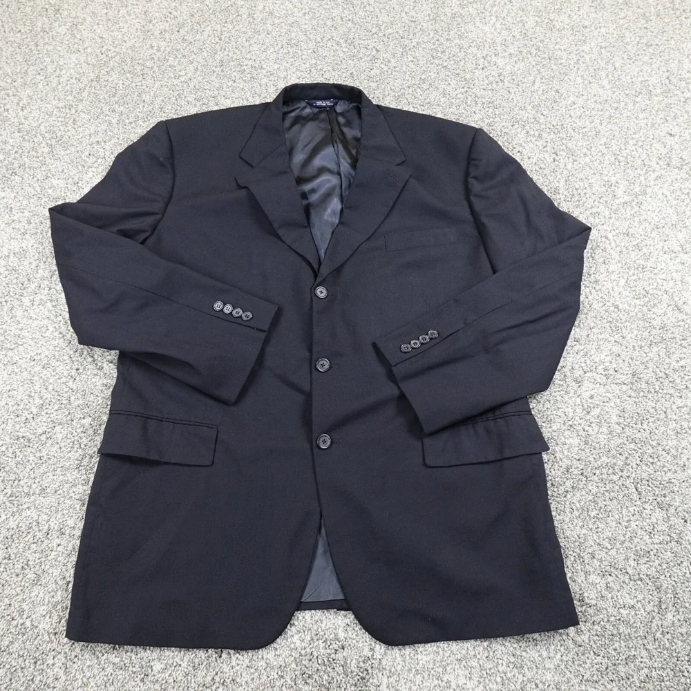 VINTAGE Brooks Brothers Jacket Mens 46 Back Wool Suit Top Blazer Sports Coat USA